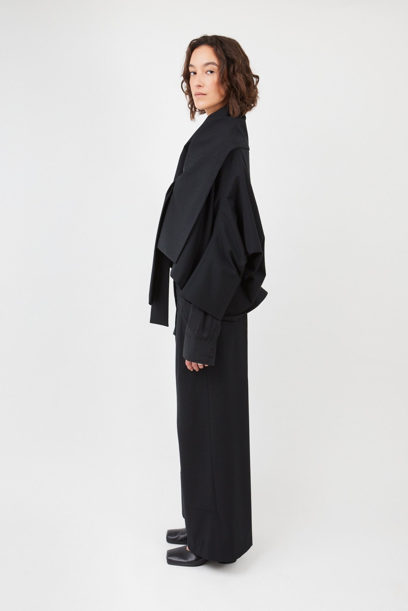 Hybrid Suit Jacket | Black - Maison Marron et amis