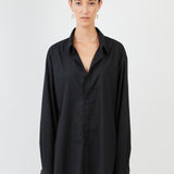Triangle Shirt | Cotton Poplin | Black
