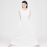 The Long Dress Interlock Off-white — detail view — Maison Marron et amis