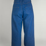 Denim n°1 Jeans, back view showing the rear pockets - Maison Marron et amis