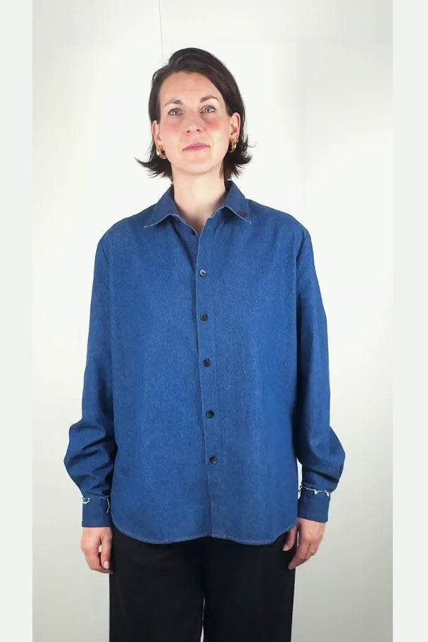 Denim-Hemd